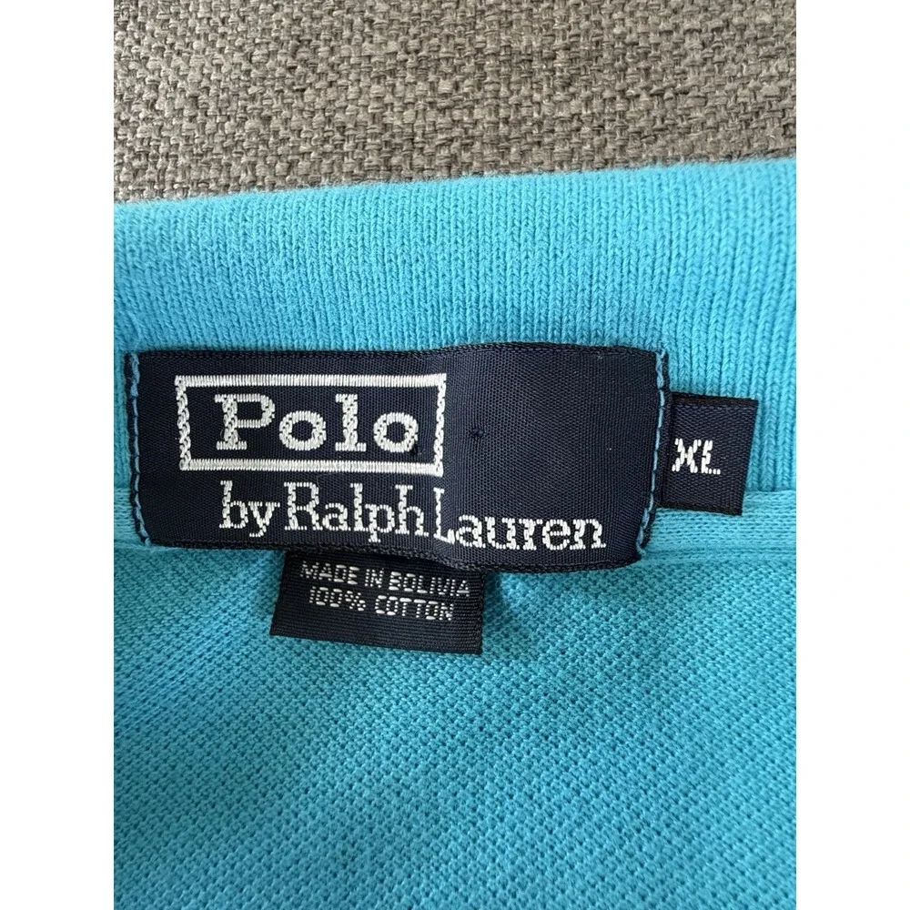 Polo Ralph Lauren Polo Shirt Men's XL Blue Short Sleeve Pony Logo Cotton Classic